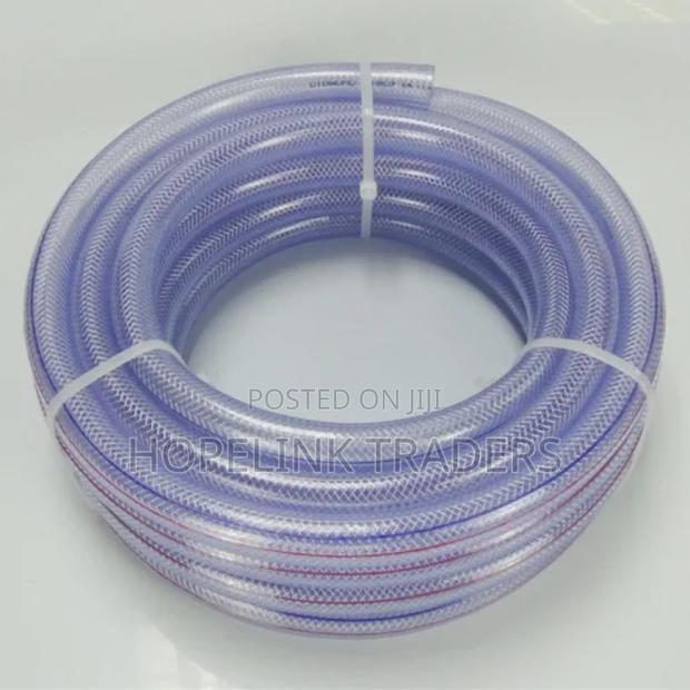 Hose Pipe Braided Clear Water Clear Size: 1" X 25 Mts - main view