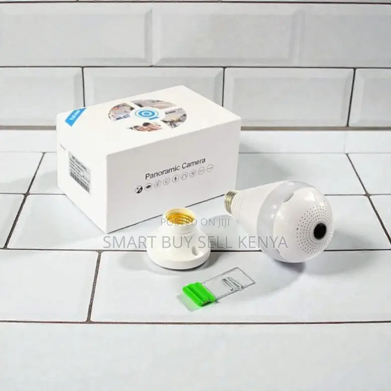 Indoor 1080p Wifi Bulb Camera With Dustproof Design