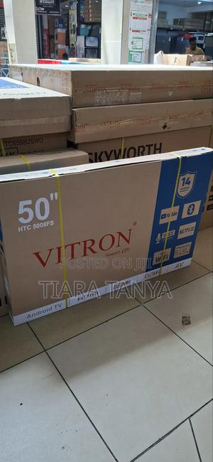 Vitron 50 Inch Qled Smart Android Frameless Tv - main view