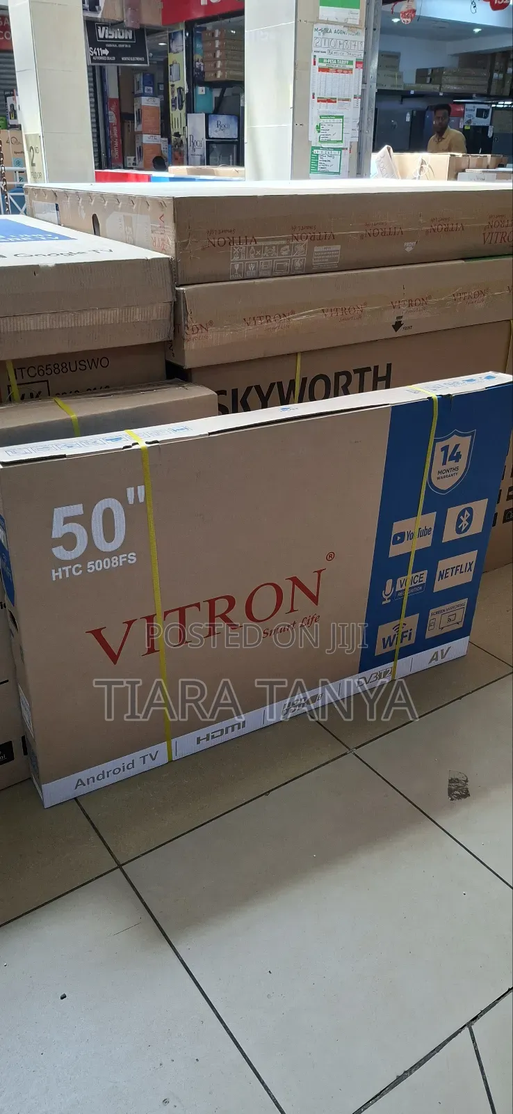 Vitron 50 Inch Qled Smart Android Frameless Tv