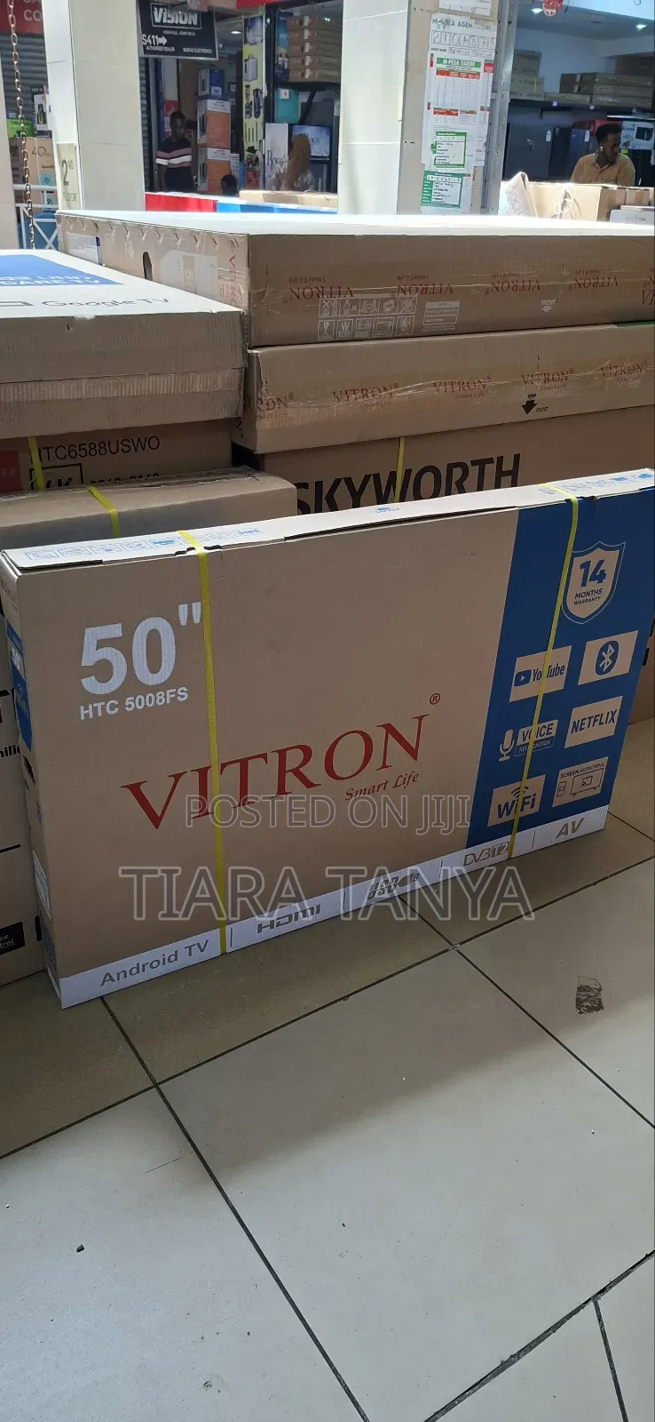 Vitron 50 Inch Qled Smart Android Frameless Tv