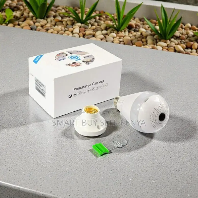 Home Security Bulb Camera 1080p Full Hd With Smart Motion Tracking