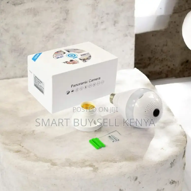 Home Security Bulb Camera 1080p Full Hd With Alarm Detection