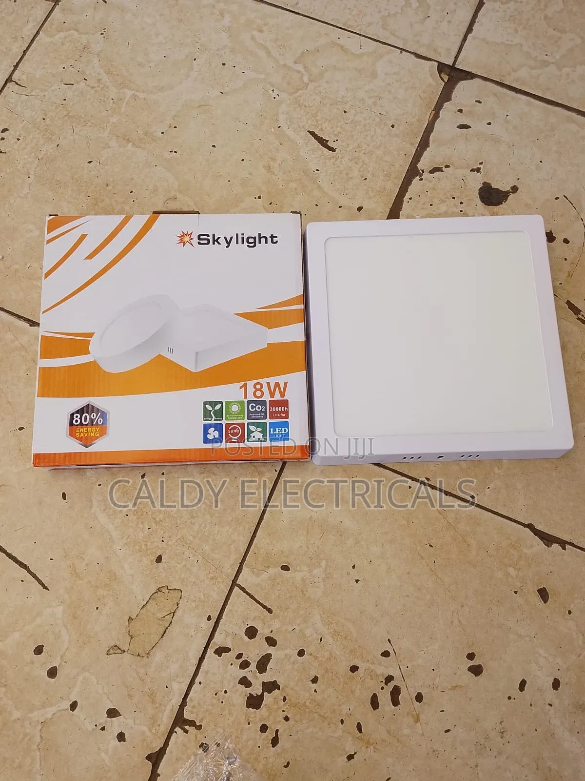 Skylight 18w Square Led Surface Panel Light.