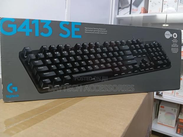 The Logitech G413 Se Full-Size Mechanical Gaming Keyboard - Black