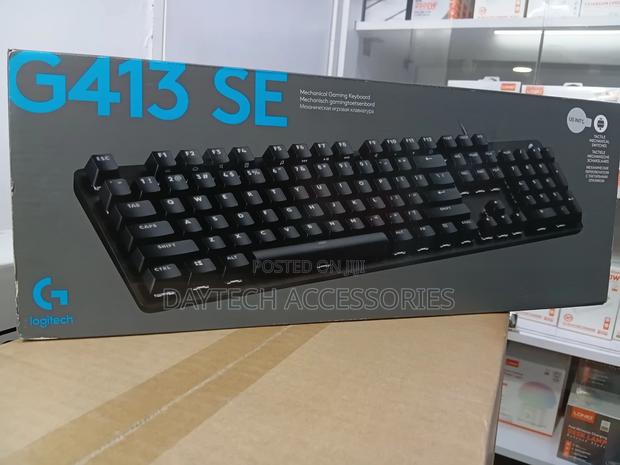 The Logitech G413 Se Full-Size Mechanical Gaming Keyboard - Black - thumbnail 2