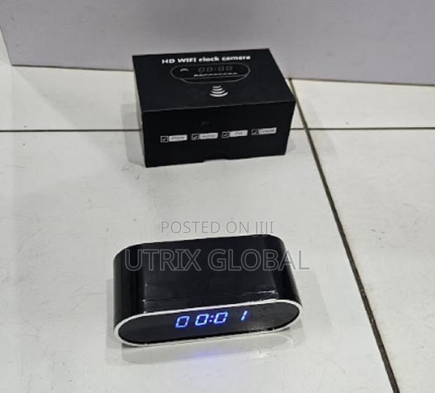 1080p Full Hd Audio Video Recorder Alarm Table Clock Camera