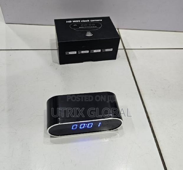 1080p Full Hd Audio Video Recorder Alarm Table Clock Camera