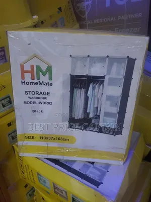 Brand New Portable 3column Plastic Wardrobe