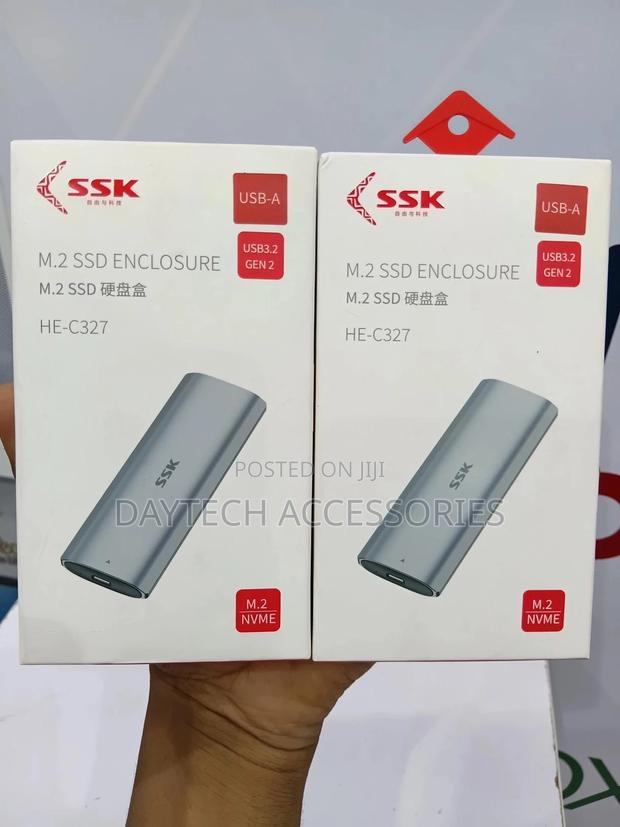 SSK M.2 Nvme SSD Enclosure (Model He-C327).