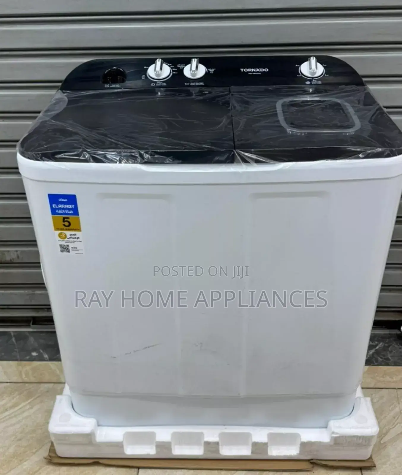 Tornado 12kg Twin Tub Semi-Automatic Washing Machine