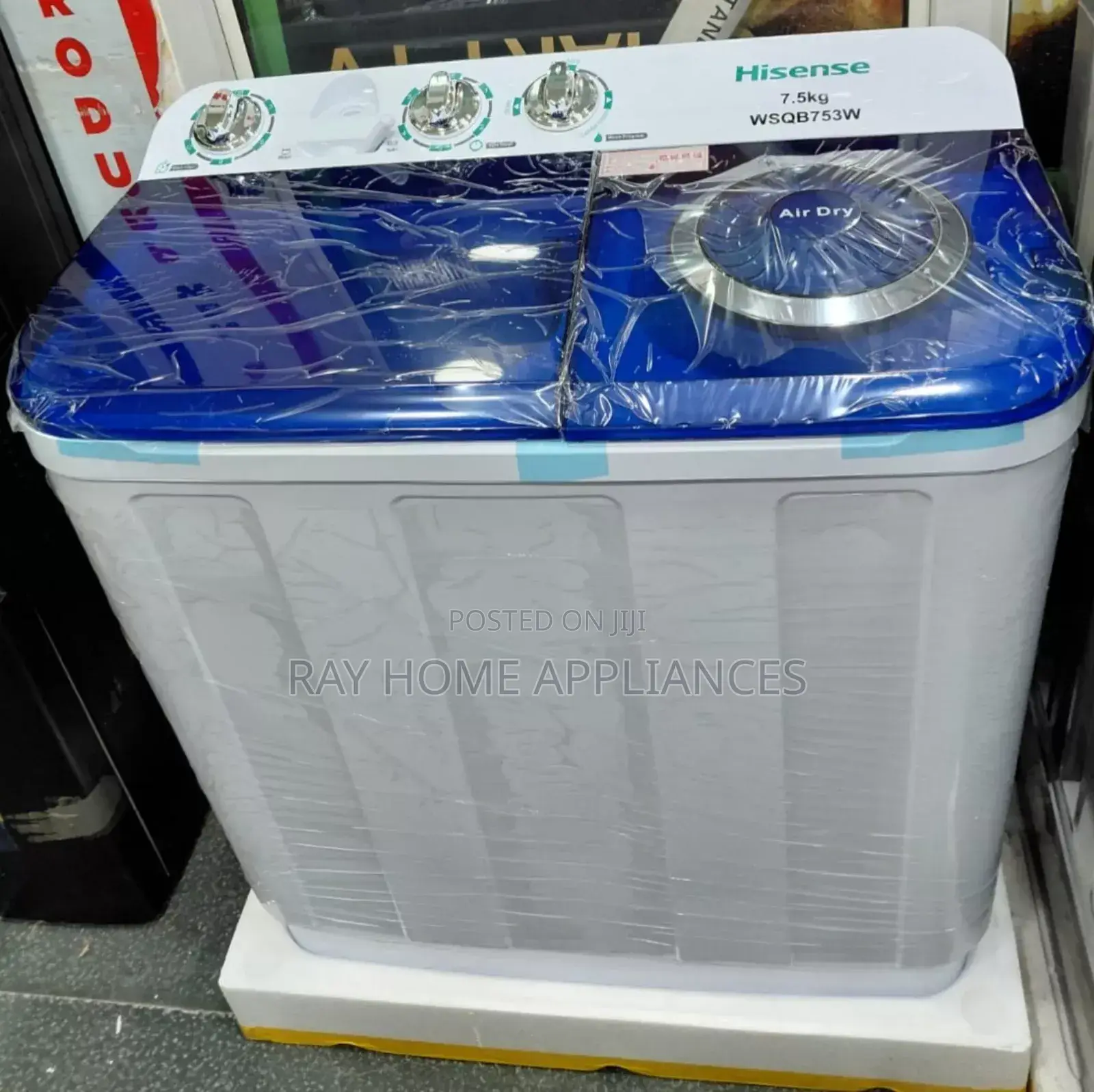 Hisense 7.5kg Twin Tub Washing Machine Semi-Automatic