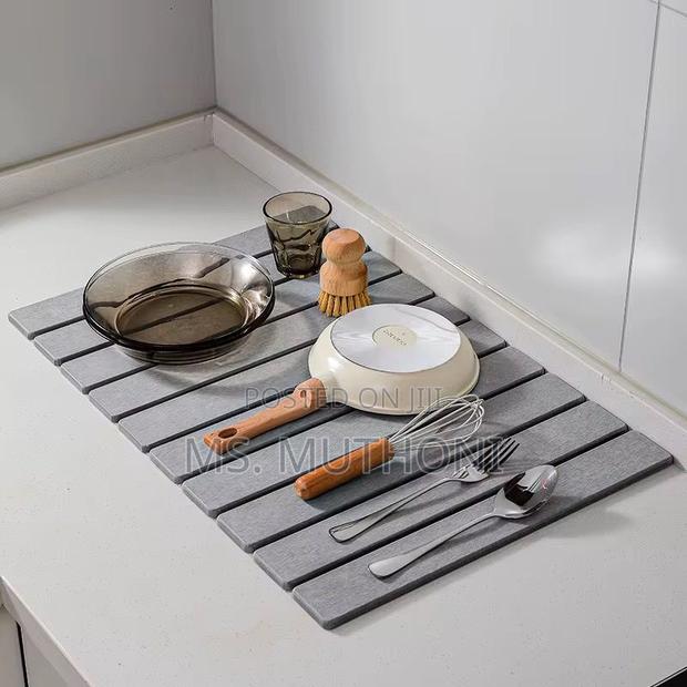 Multifunctional Fast Drying Stone Dish Drying / Bath Mat - thumbnail 3
