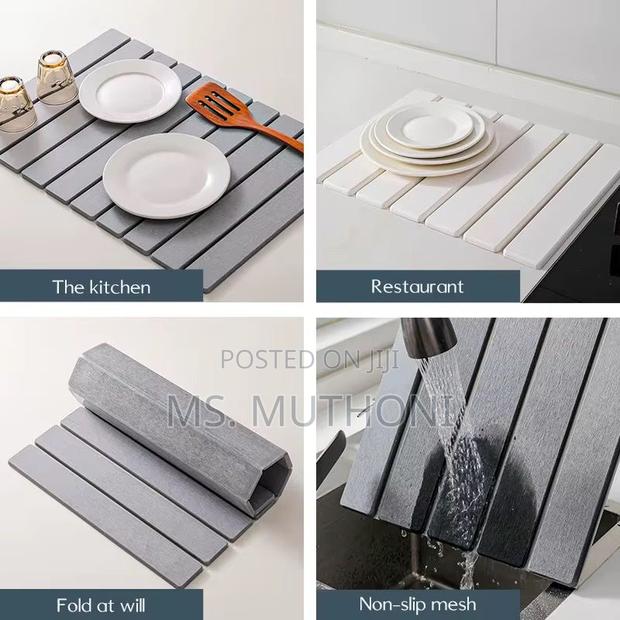 Multifunctional Fast Drying Stone Dish Drying / Bath Mat - thumbnail 10