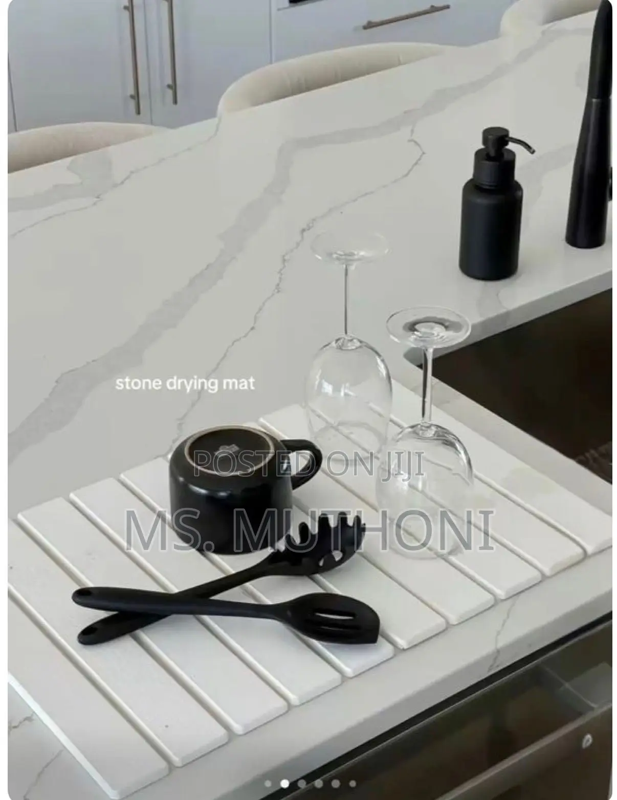 Multifunctional Fast Drying Stone Dish Drying / Bath Mat
