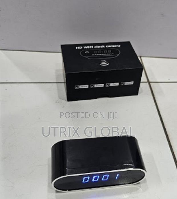 Wireless Wifi Alarm Clock Camera 1080p Video Recording Night Vision