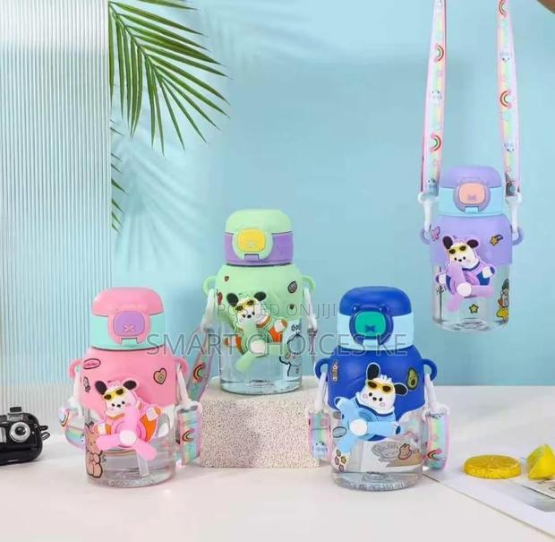 450ml Baby Bottle With Straw
