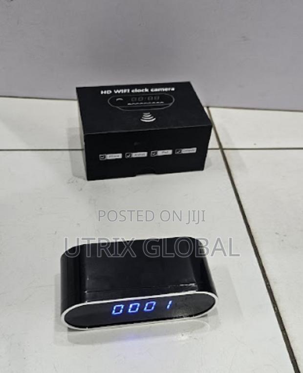Table Clock 1080p Full Hd Audio Video Recorder Alarm Table Clock Cam