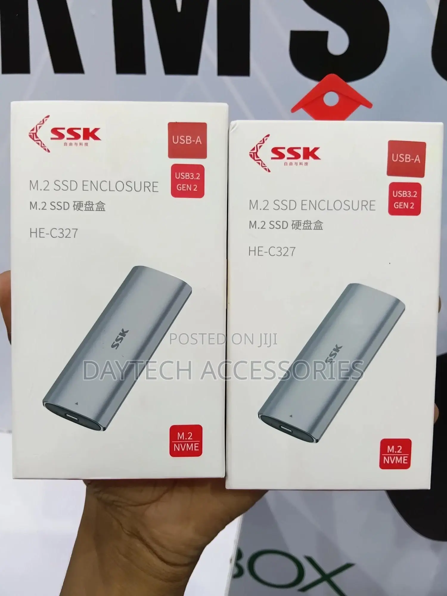 SSK Aluminum M.2 Nvme SSD Enclosure Adapter Usb 3.1 Gen 2 (10 Gbps)