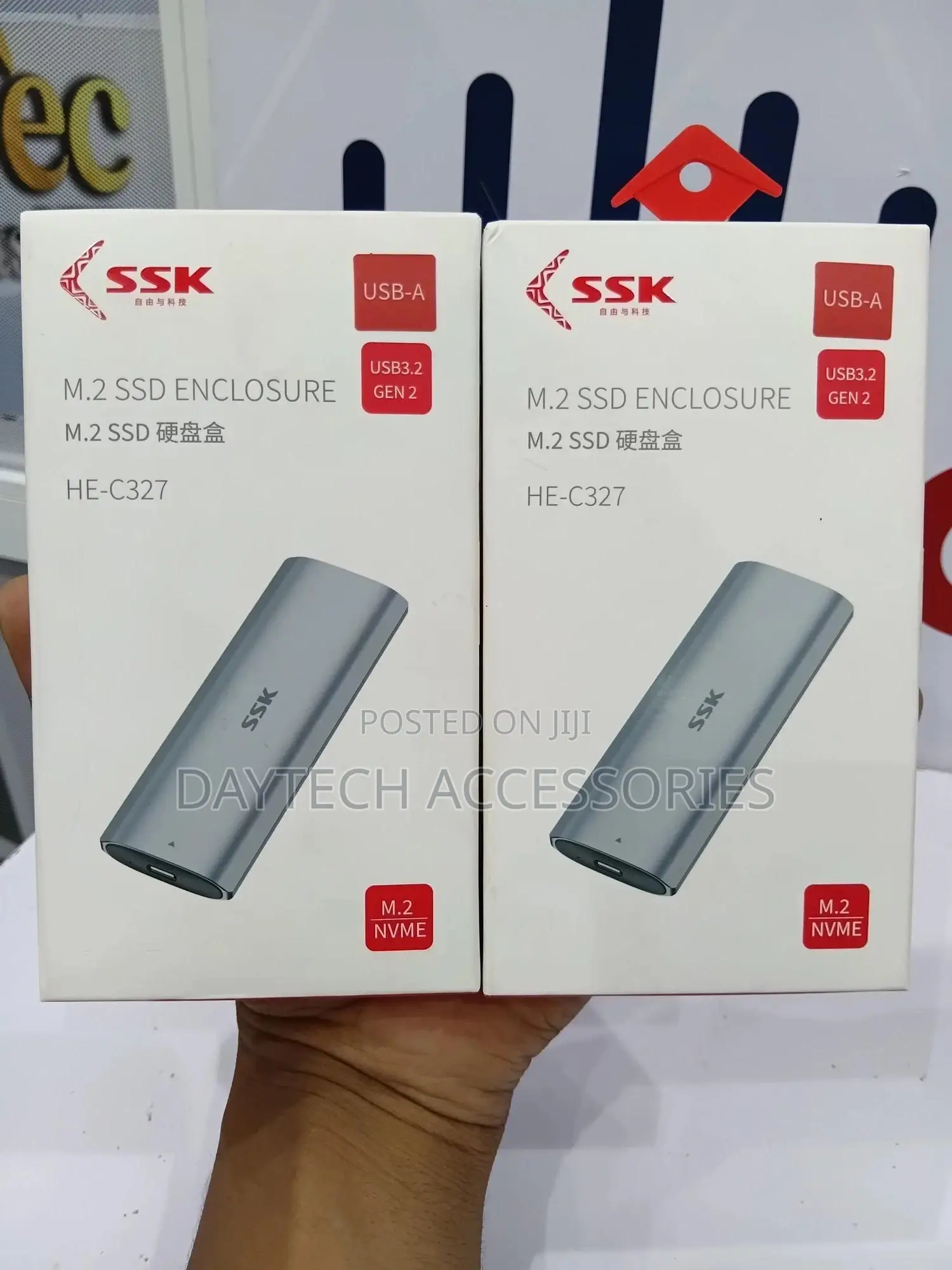 SSK Aluminum M.2 Nvme SSD Enclosure Adapter Usb 3.1 Gen 2 (10 Gbps)