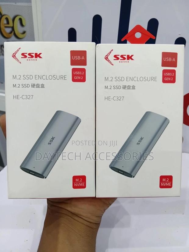 SSK Aluminum M.2 Nvme SSD Enclosure Adapter Usb 3.1 Gen 2 (10 Gbps) - thumbnail 3