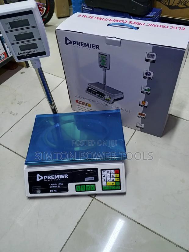 30kg Electric Weighing Scale With Guard - main view