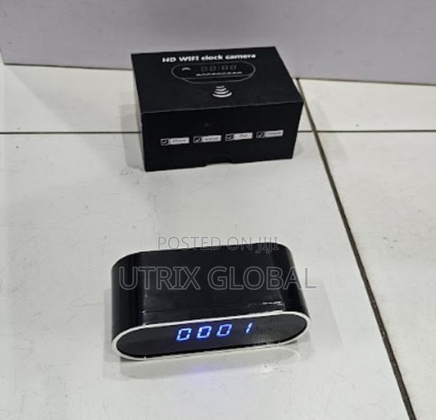 Wireless Home Security Surveillance Table Clock Indoor Camera - main view