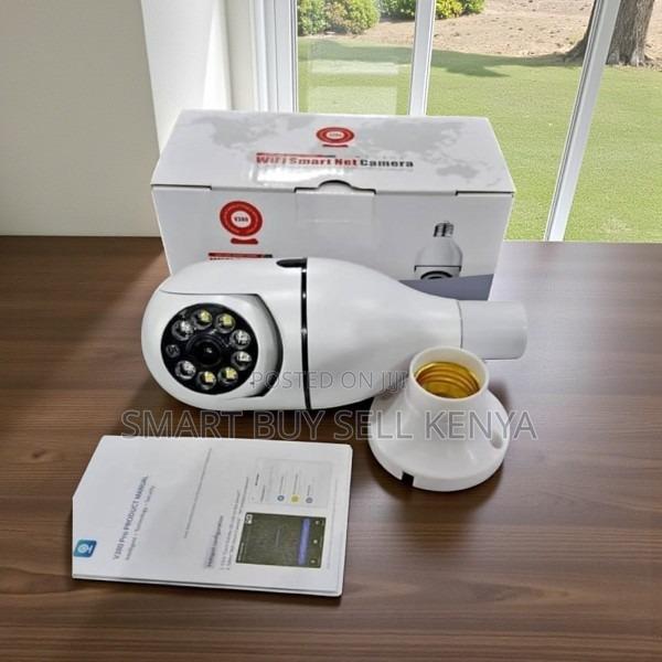 Dual Lens Smart Wifi Bulb Camera High Functionality Strong Design - main view