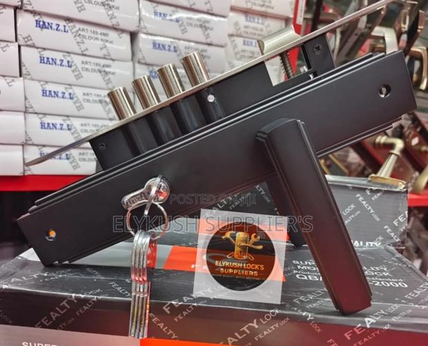 15bk Steel Door Locks - main view