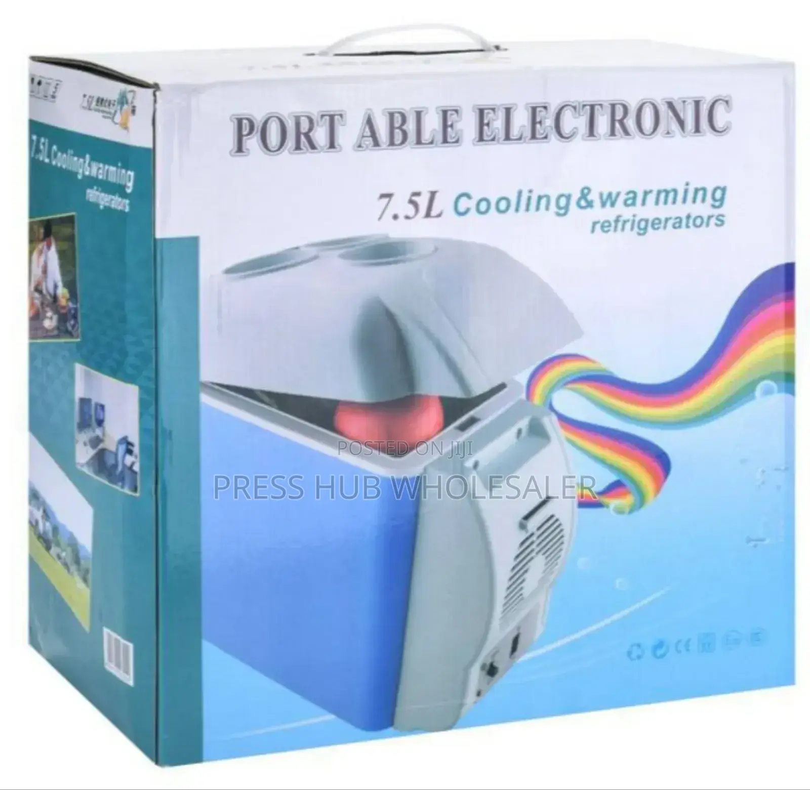 Portable 7.5l Electronic Cooling and Warming Refrigerator