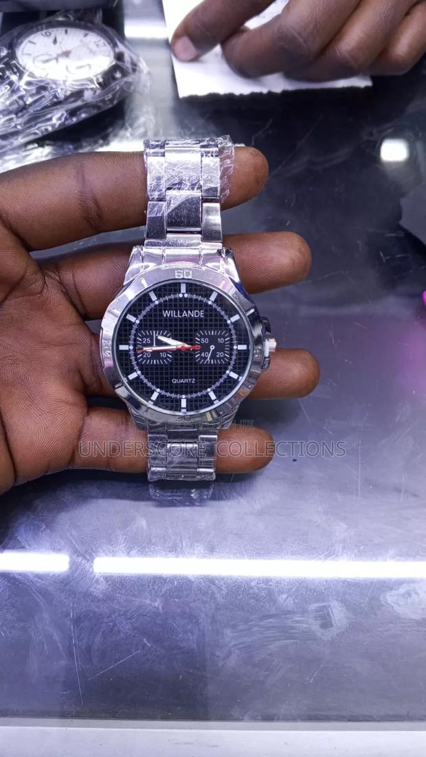 Silver-Toned Men's Quartz Watch - main view