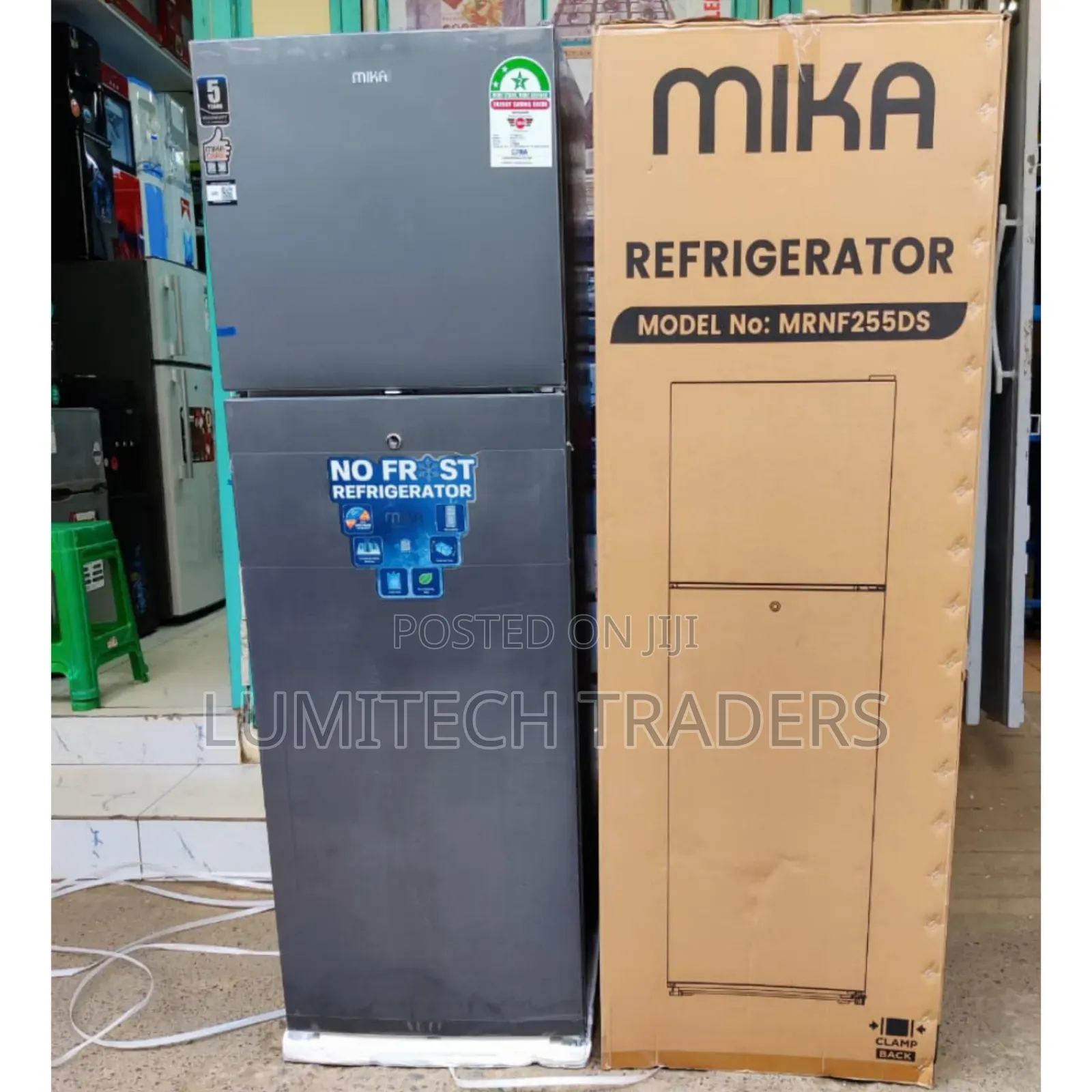 Mika 255 Litres Double Door Fridge No Frost