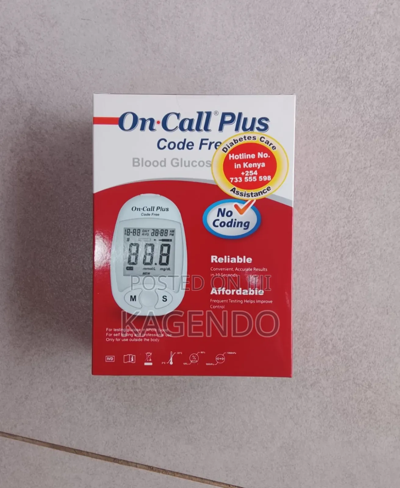 Codefree Oncall Machine (Glucometer)