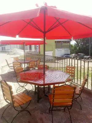 Outdoor Umbrella,Benches and Tables