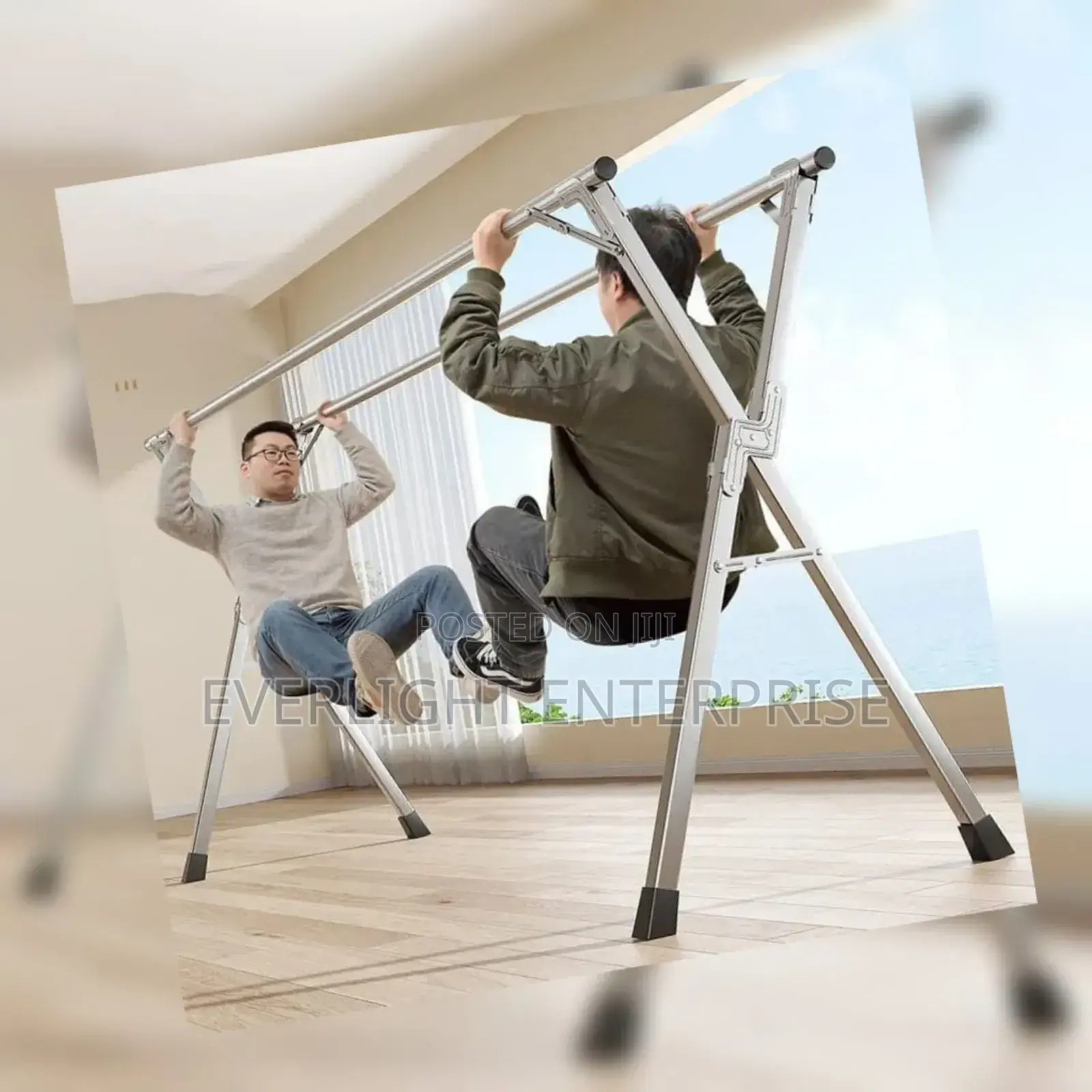 Double Outdoor Cloth Rail