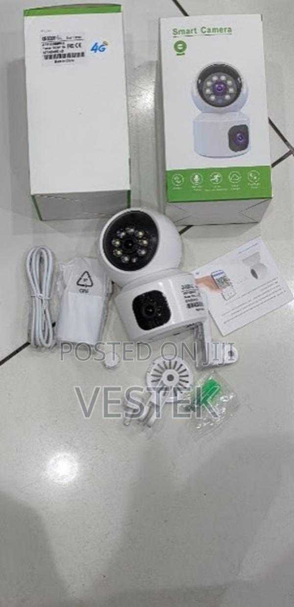 Baby Monitor Indoor Security Camera Dual Lens 4g V380 Camera