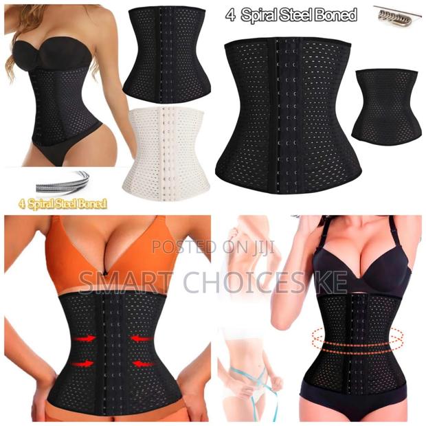 Women Waist Trainer Corset With Hooks  - Slimming Body Tummy Control