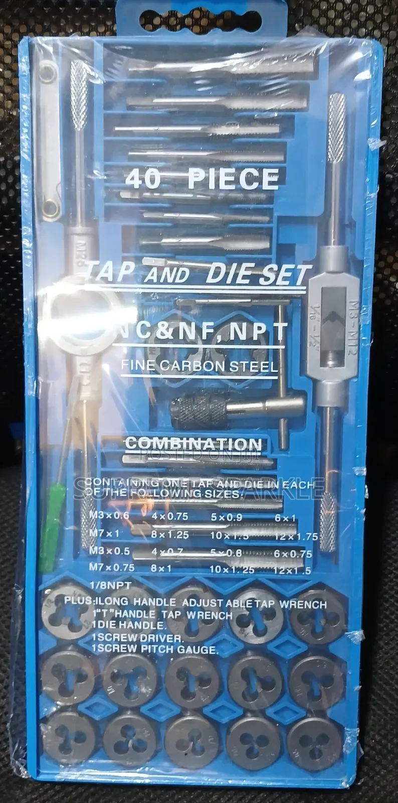 Tap and Die Set 40-Pieces