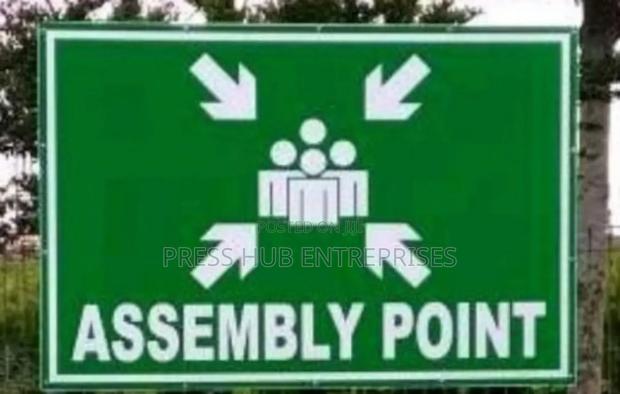 Fire Assembly Point Sign:::; - main view