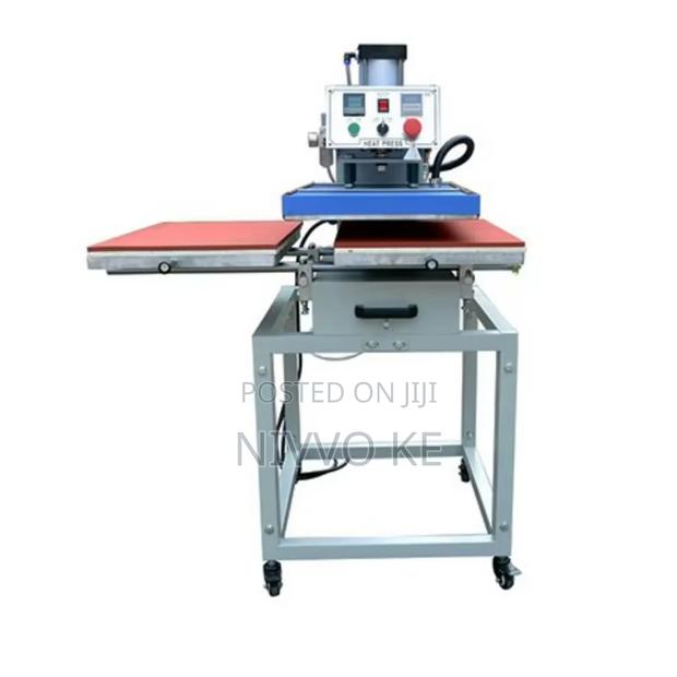 High Quality A2 40×60cm Pneumatic Heat Press – Double Station - thumbnail 3