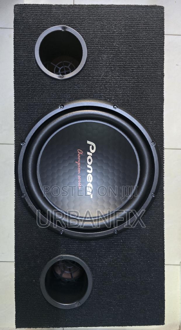 Pioneer Ts-W312d4 1600watts 12 Inch Double Coil Subwoofer + Cabinet