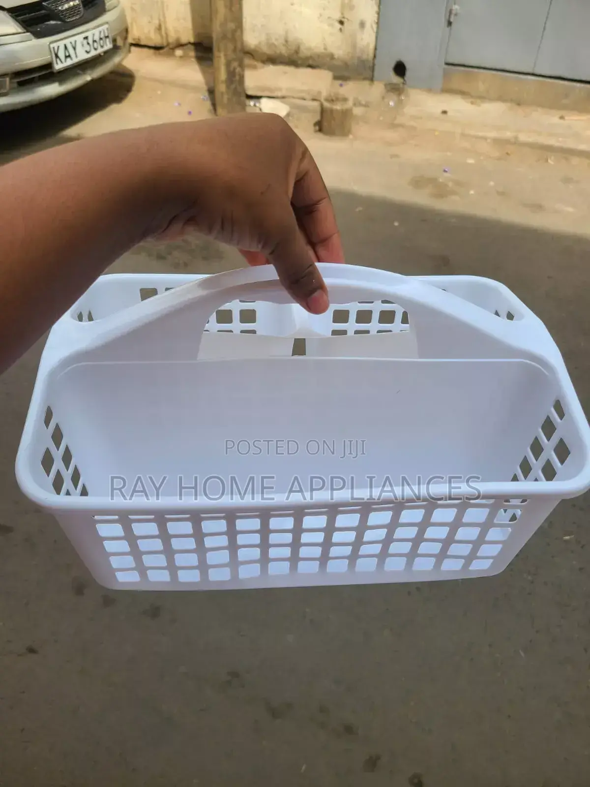 Bathroom Caddy /House Keeping Carrying Caddy/Multipurpose Basket
White