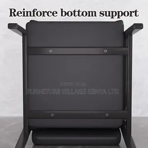 Modern Guest Reception Chair With Padded Armrest