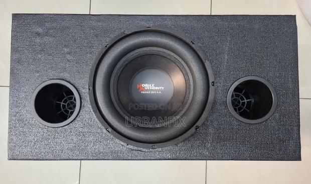 12 Inch 1000watts Mobile Authority Powerful Bass Subwoofer Cabinet