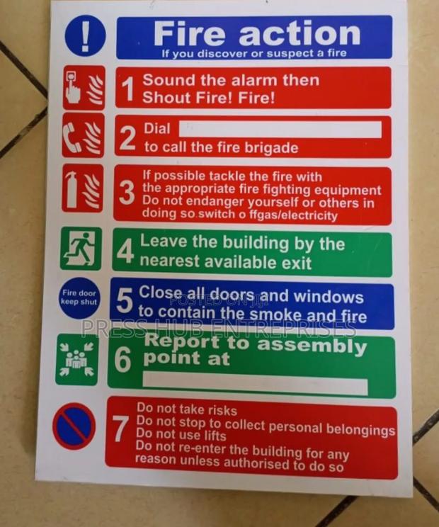 Fire Action Sign ::::: - main view