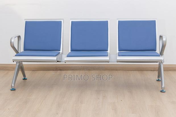 Office Bench : 3-Link Heavy-Duty Padded Waiting Bench - thumbnail 4