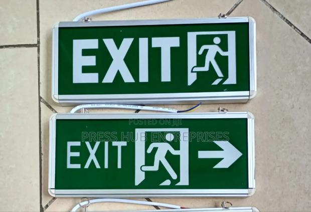 Emergency Exit Signs