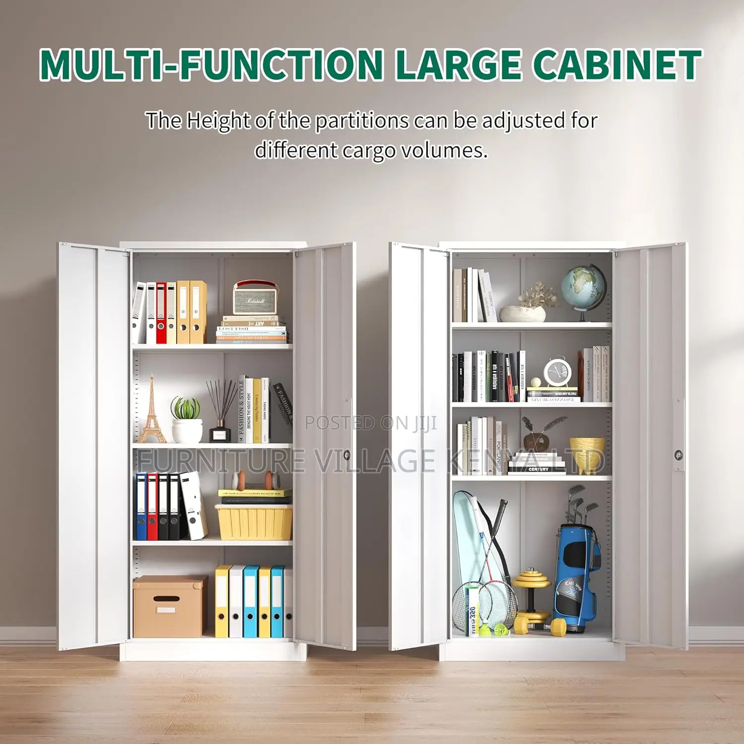 2 Door Metal Storage Cabinet