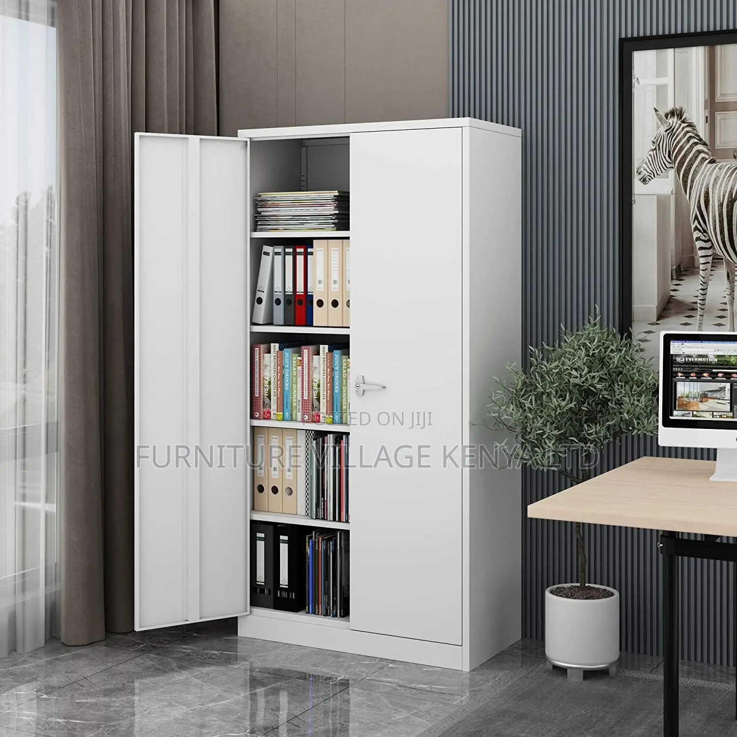 2 Door Metal Storage Cabinet