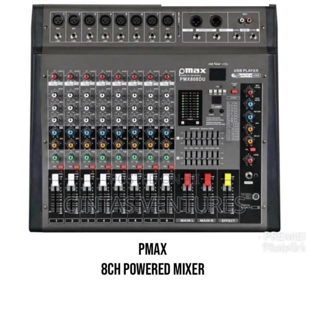 Pmax 8ch Powered Mixer - main view